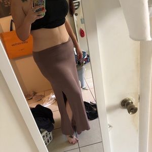 Charlotte Russe double split maxi skirt